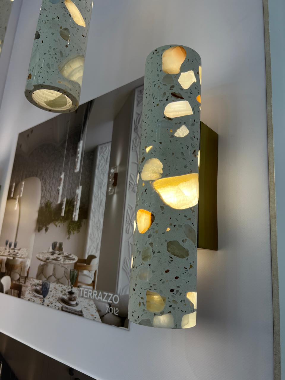 бра odeon light l-vision terrazzo 7012/12wl