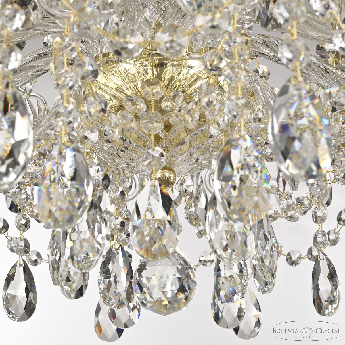 подвесная люстра bohemia ivele crystal 107/10/141 g