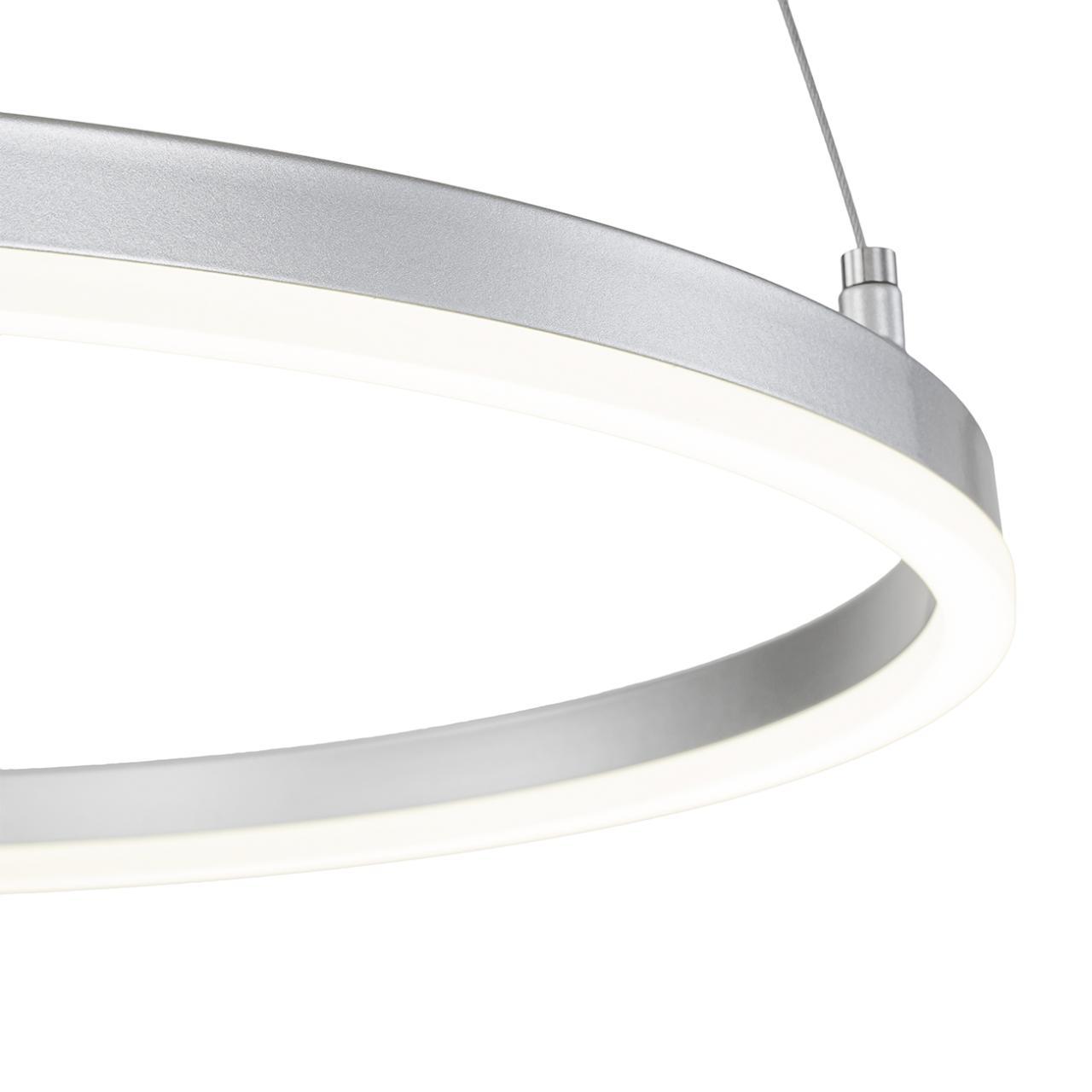 подвесной светодиодный светильник escada void 10254/1led silver app