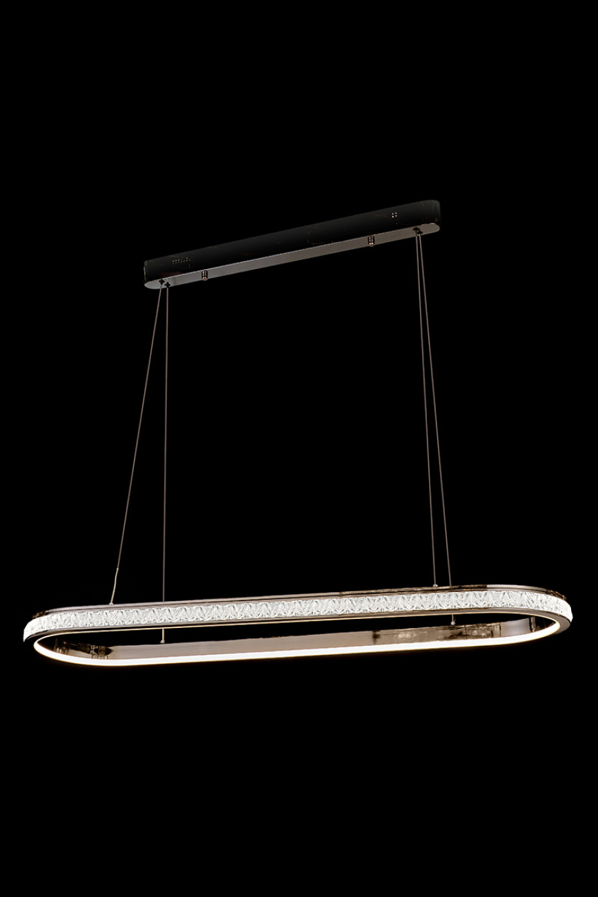 подвесная люстра aida le7707/1050l black chrome