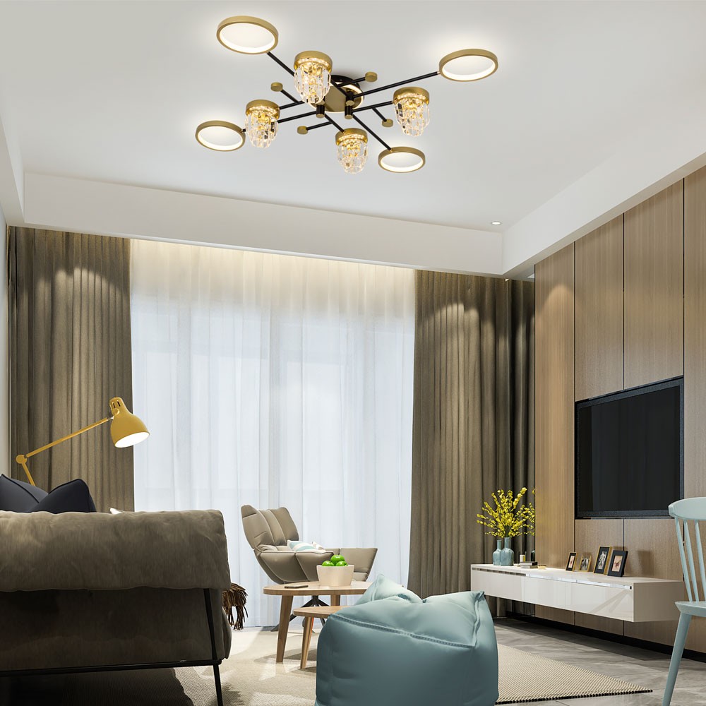 потолочная люстра led4u l3101-4