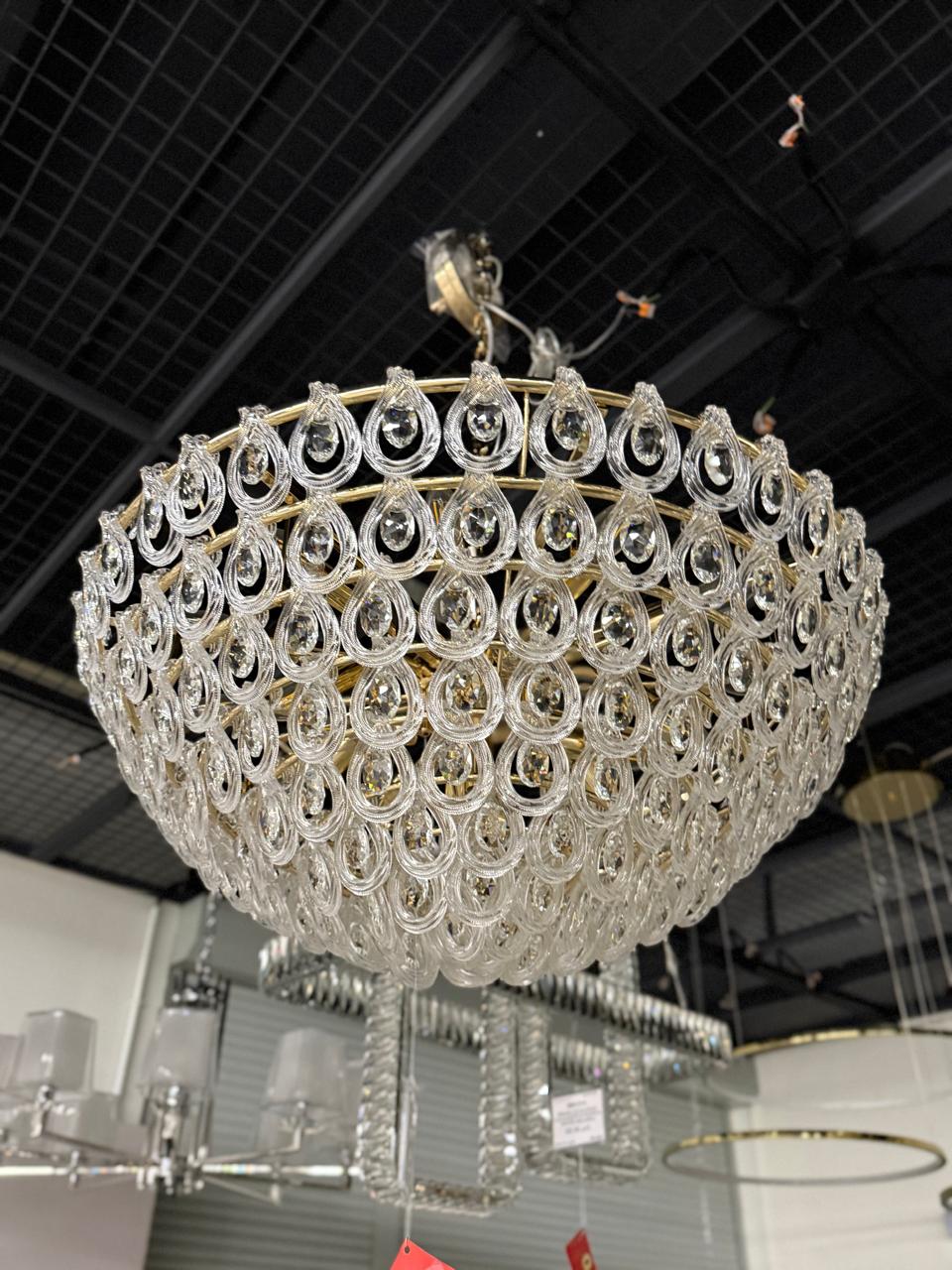 подвесной светильник newport acantia 5259+4/c gold м0070023
