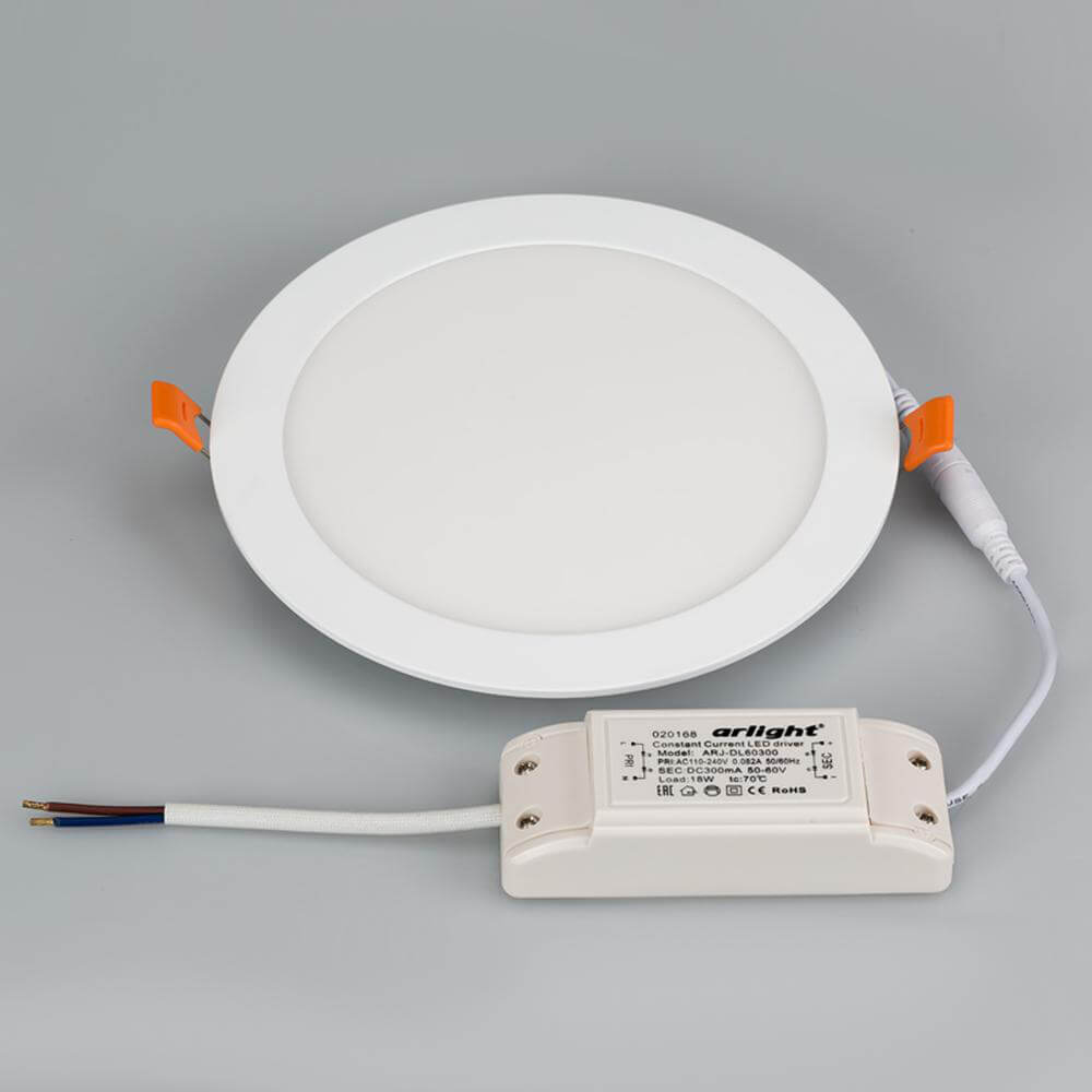 встраиваемый светодиодный светильник arlight dl-192m-18w white 020114