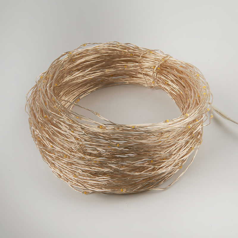 гирлянда uniel uld-s5000-500/dta/rc warm white ip44 dew