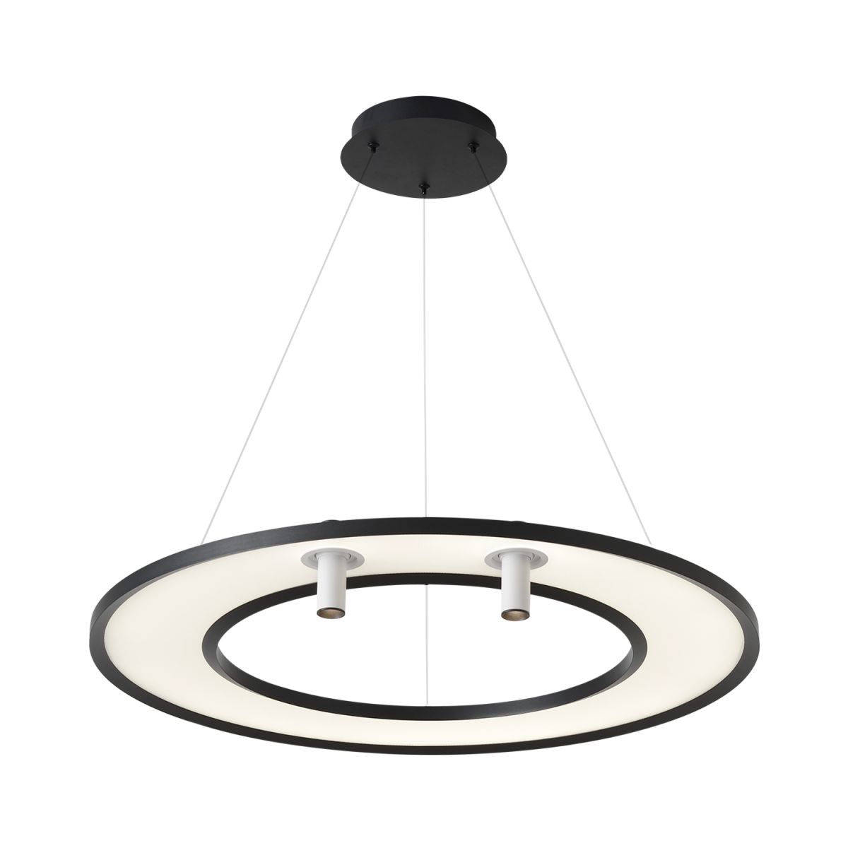 подвесной светильник crystal lux contour sp50w led black