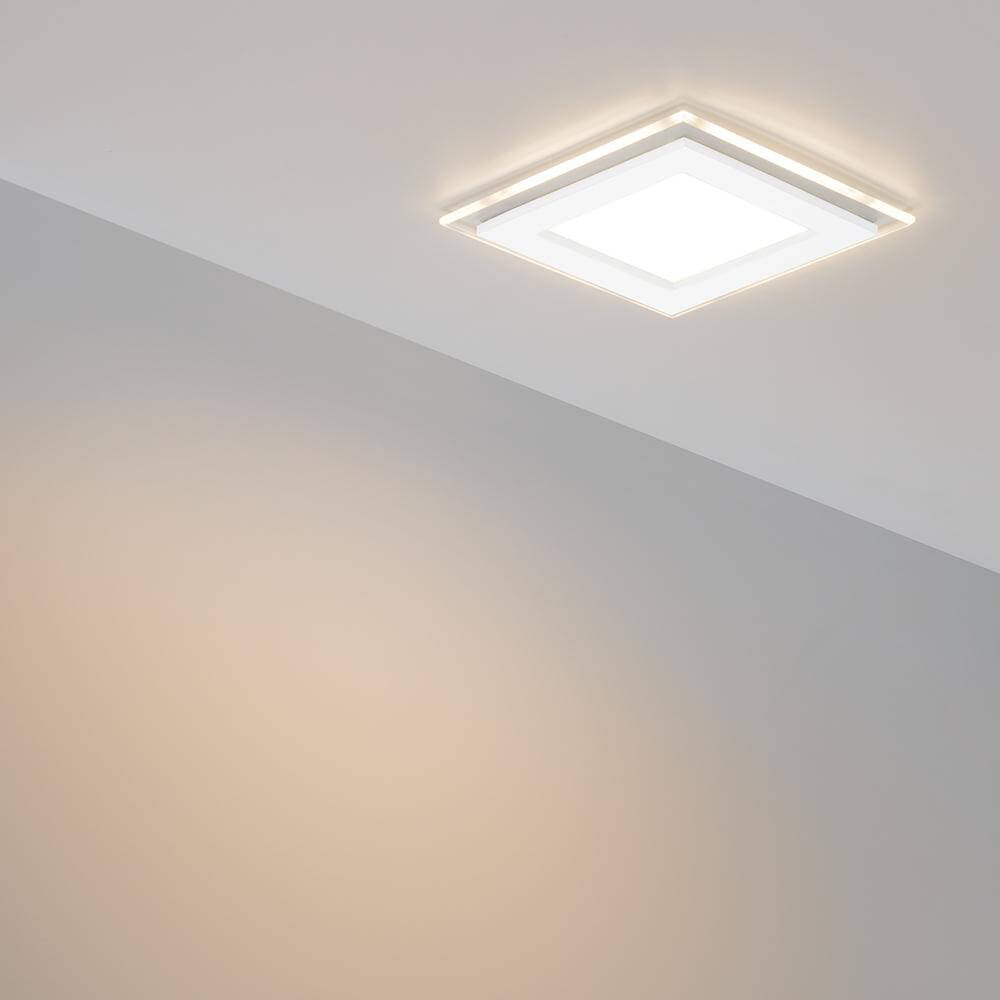 встраиваемый светодиодный светильник arlight lt-s96x96wh 6w day white 014934