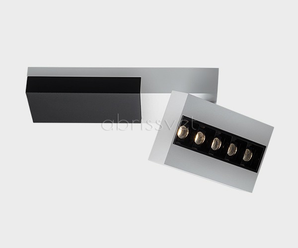 настенный светильник italline focus cold wh/bl/bl dim