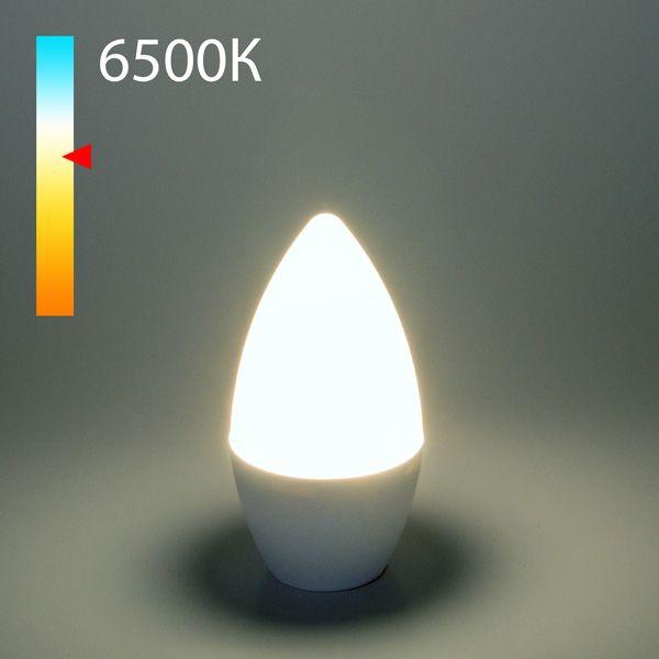 лампа светодиодная elektrostandard e14 8w 6500k матовая a048991