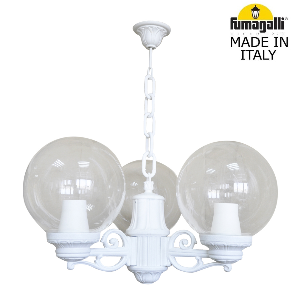 уличный подвесной светильник fumagalli globe 250 g25.120.s30.wxf1r