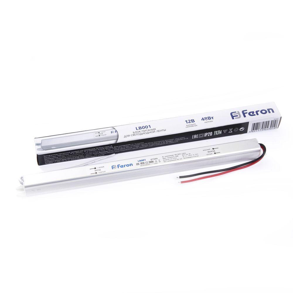 блок питания feron lb001 12v 36w ip20 3a 41343