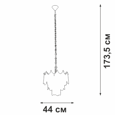 подвесная люстра vitaluce v5813-8/5