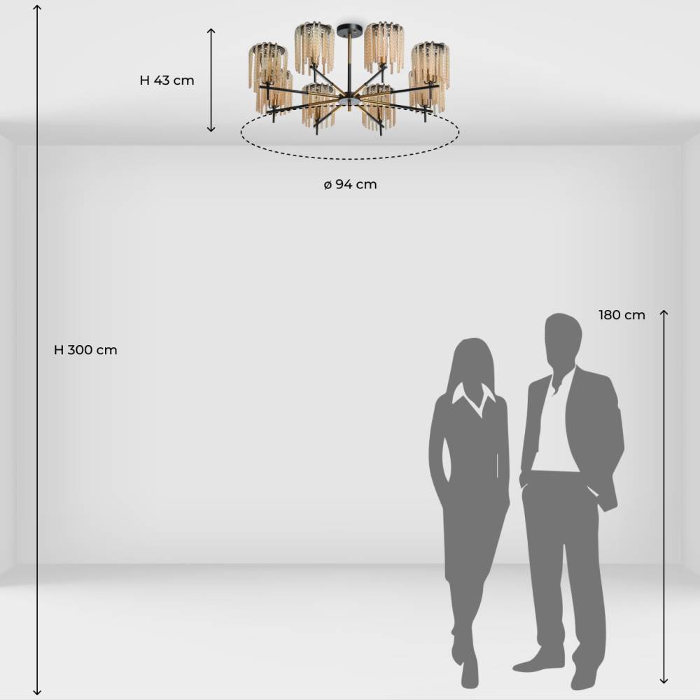 люстра на штанге mw-light лавиния 443010508