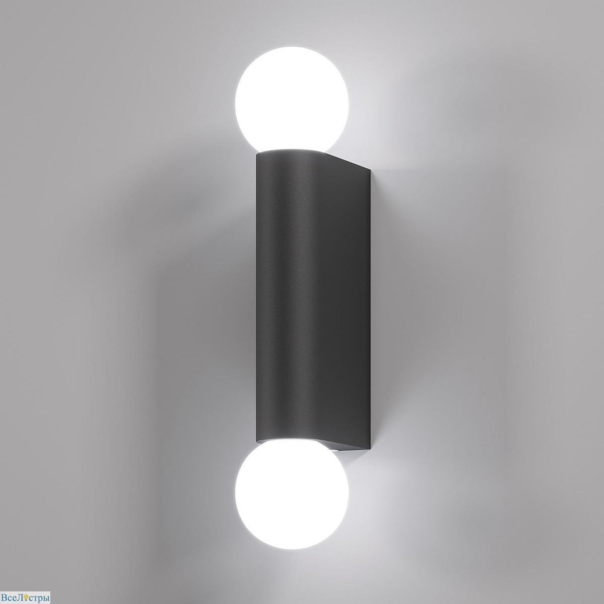 настенный светильник elektrostandard lily mrl 1029 черный a064601