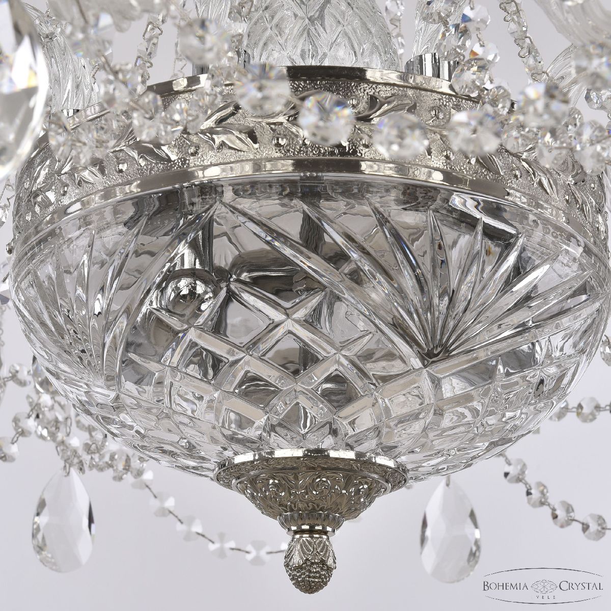 подвесная люстра bohemia ivele crystal 1451/8/160/250 ni