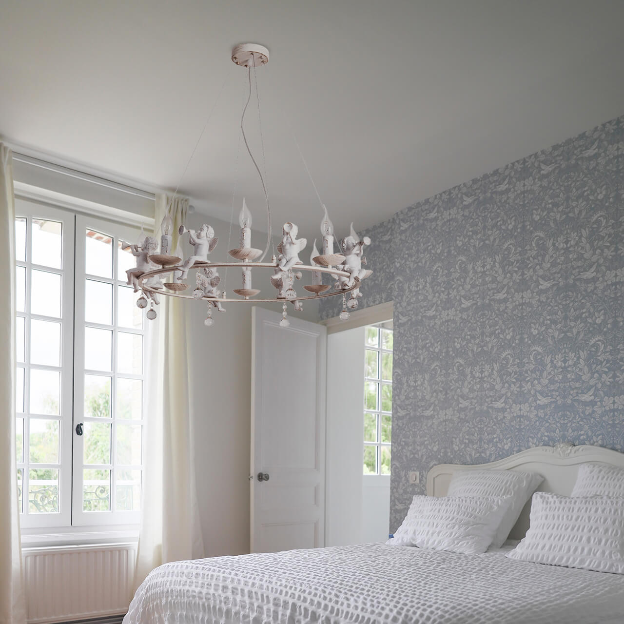 подвесная люстра arte lamp amur a1133sp-8wg