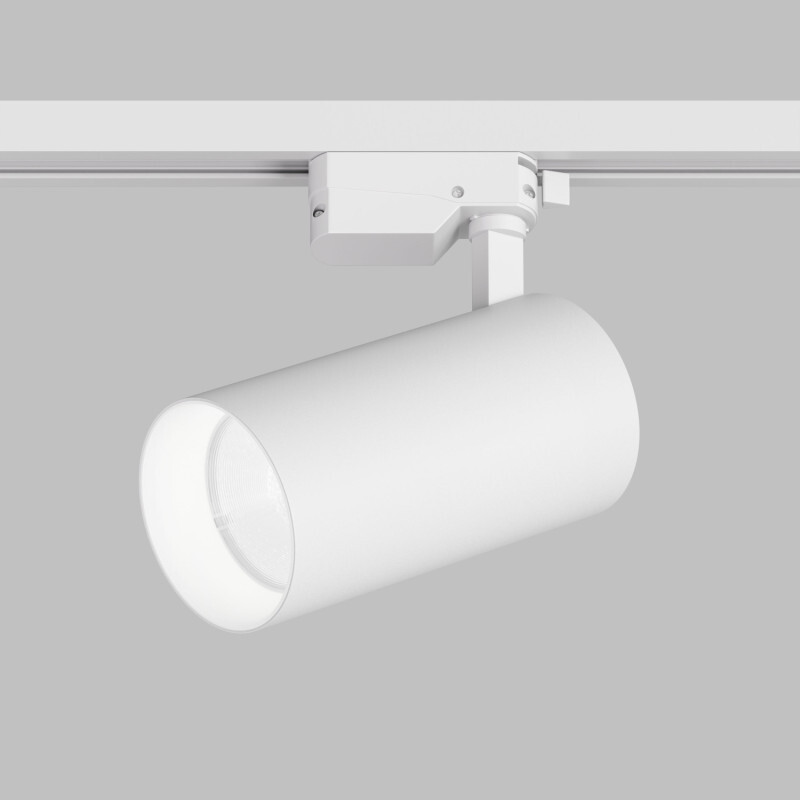 трековый однофазный светильник denkirs solid koper dk6456-wh