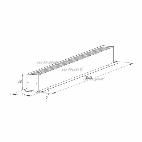 шинопровод arlight mag-track-4560-f 026898(1)