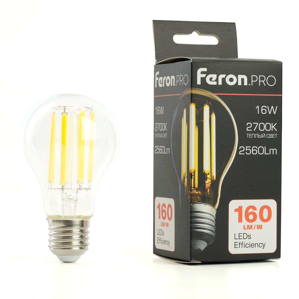 светодиодная лампа feron lb-1116 e27 16w 2700k 51235