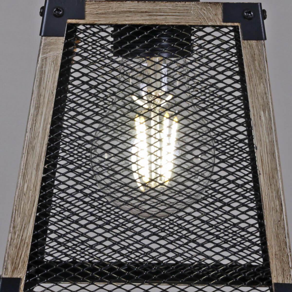 подвесная люстра illumico il1006-4ll-05 bk wood