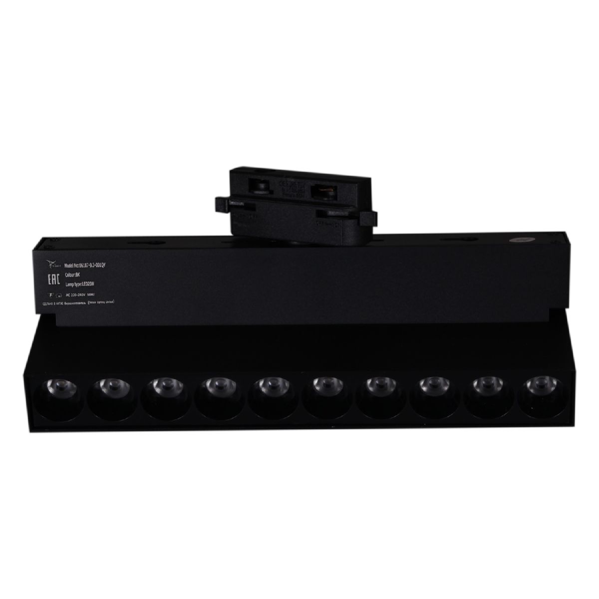 трековый однофазный светильник reluce 06187-9.3-001qy led20w bk