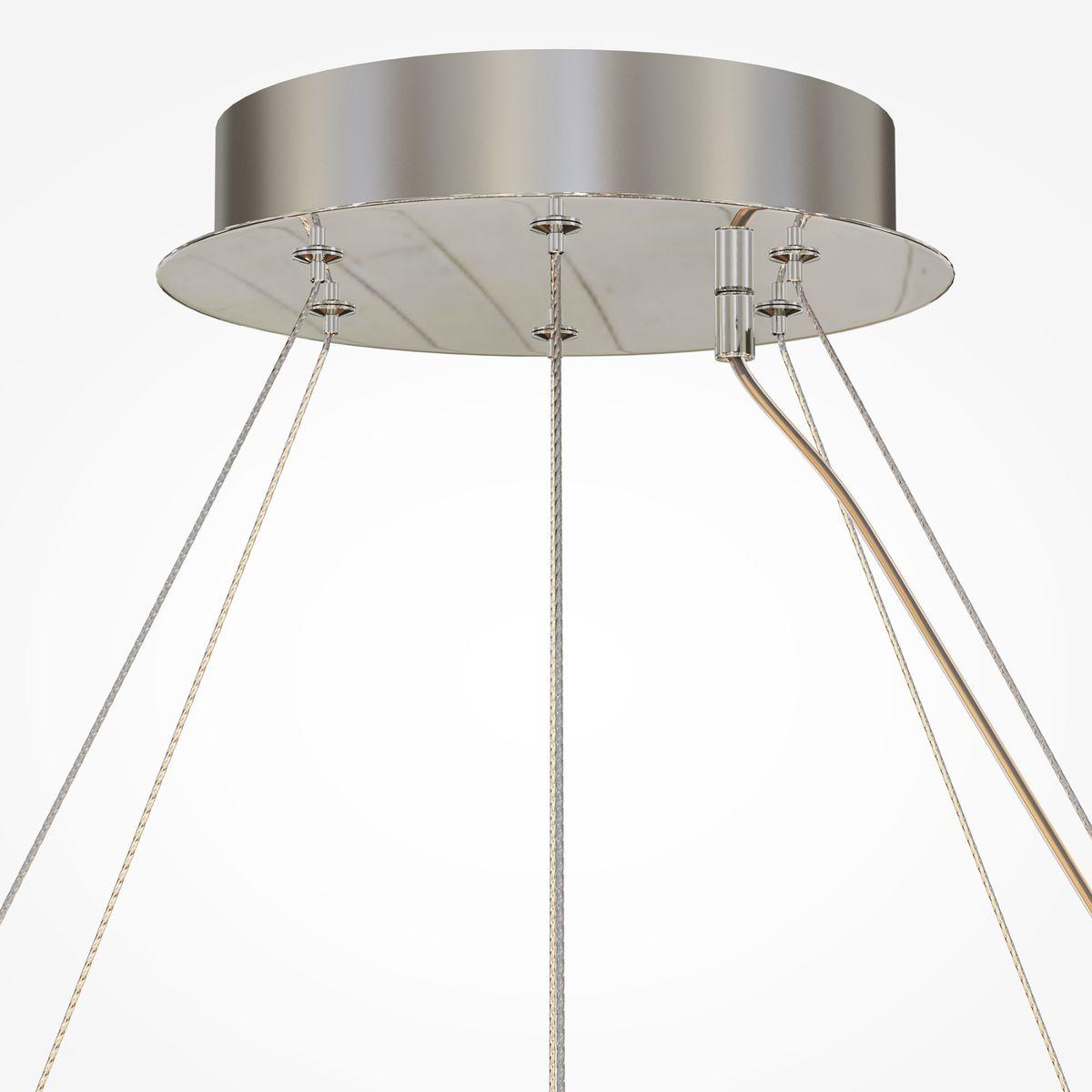 подвесной светодиодный светильник maytoni castello mod335pl-l40ch3k