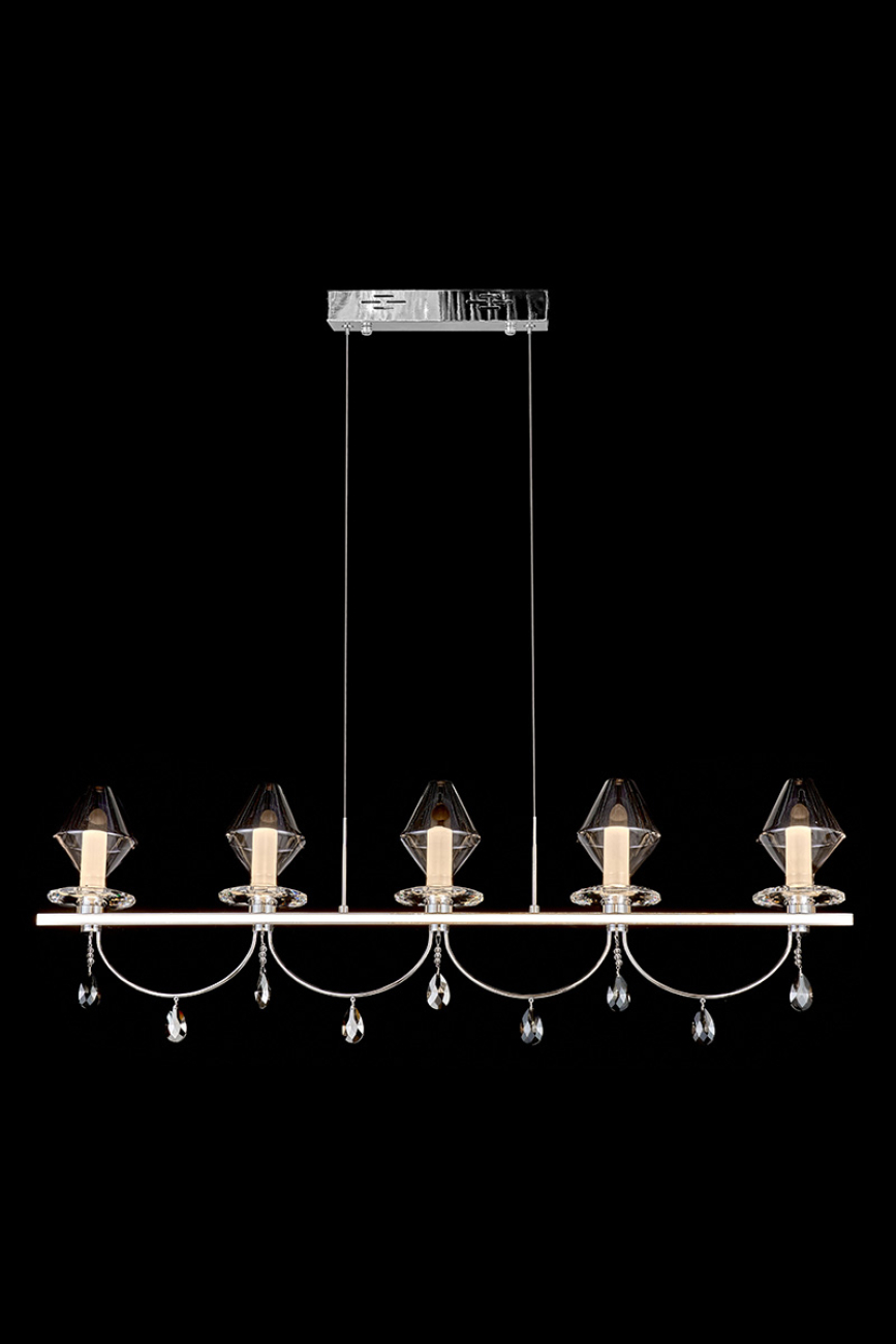 подвесная люстра therese le7721/5l chrome