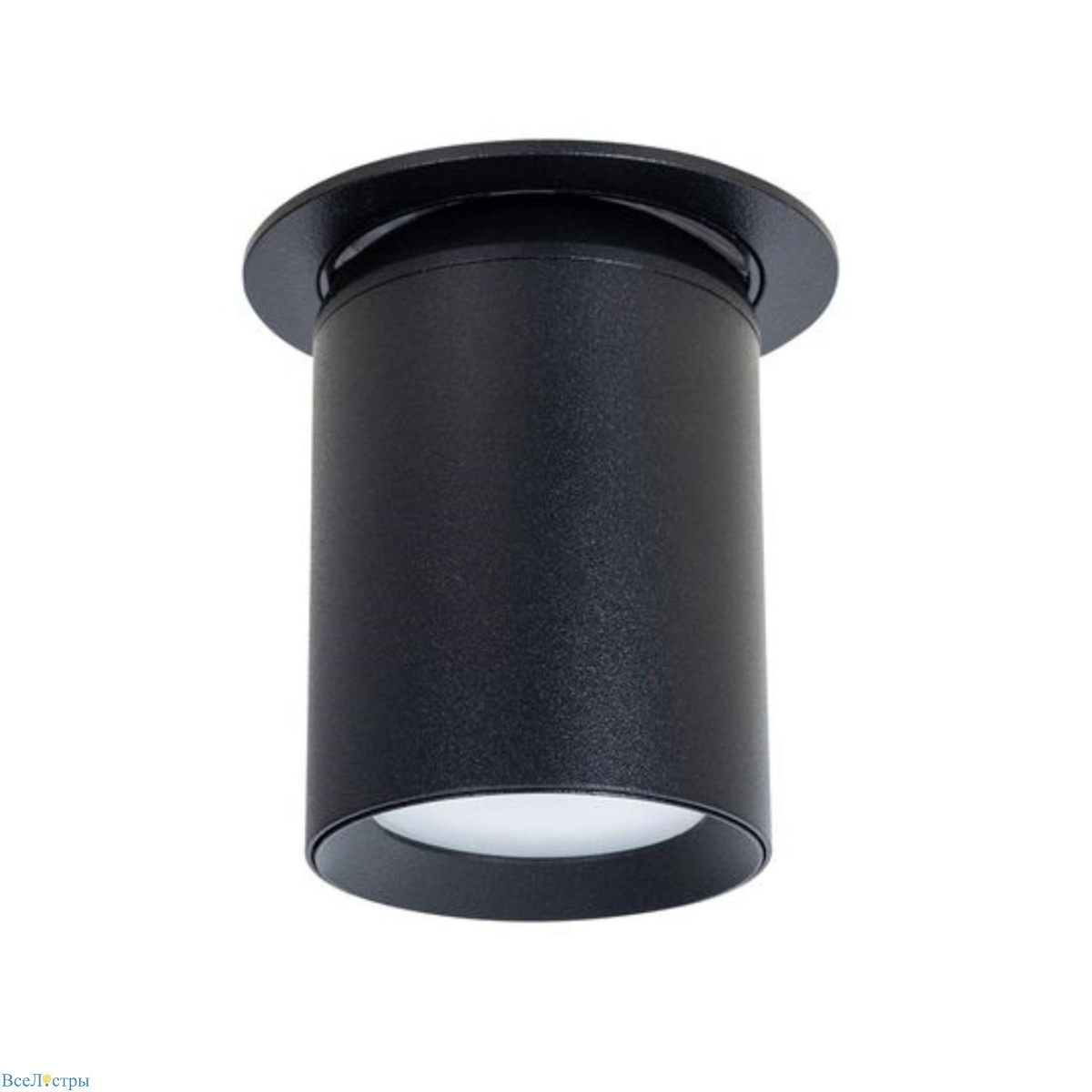 встраиваемый светильник arte lamp situla a3731pl-1bk