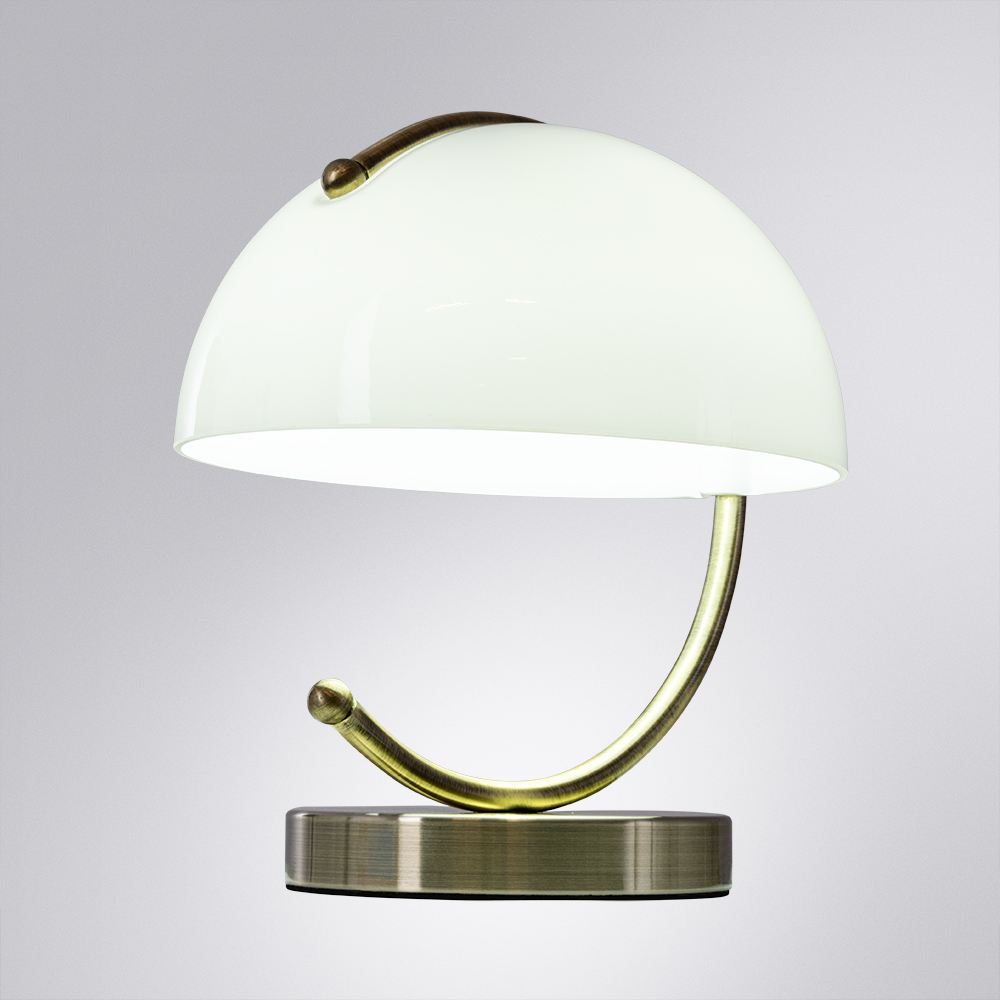 настольная лампа arte lamp banker a5041lt-1ab