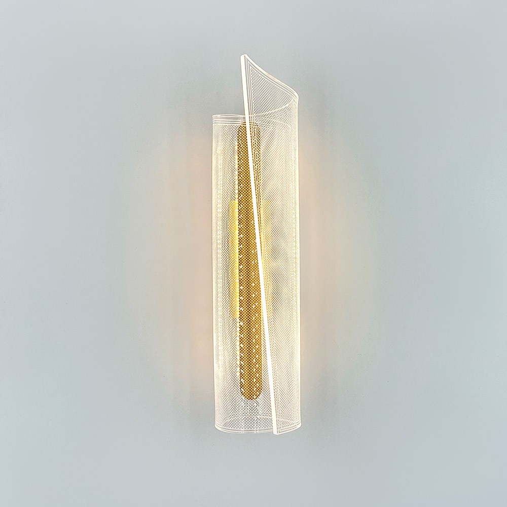 настенный светильник led4u l6298-01 gd