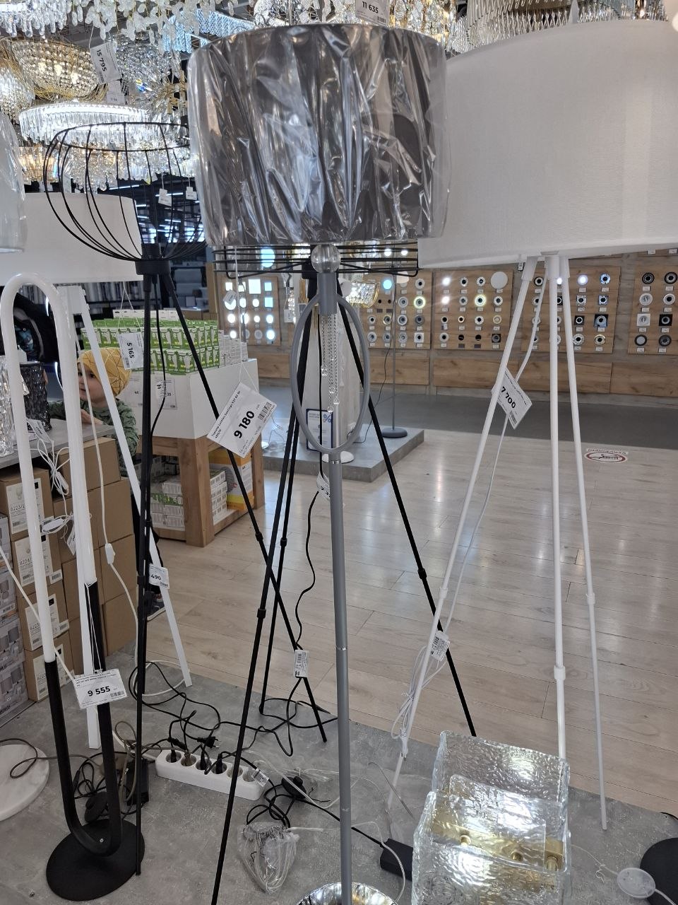 торшер lumion neoclassi santiago 4516/1f