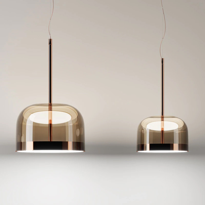 подвесной светильник equatore small amber/copper delight collection