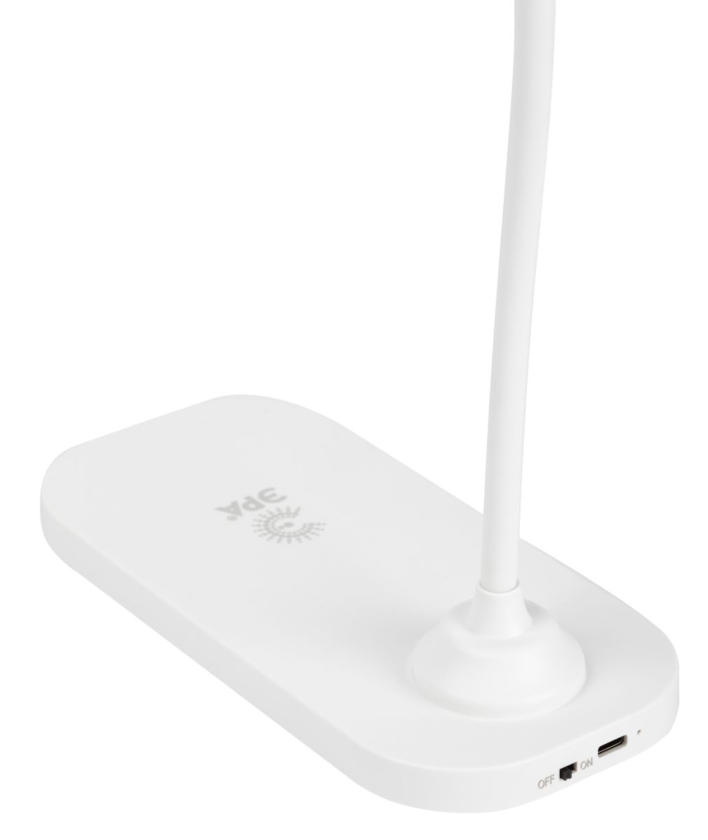 настольная аккумуляторная лампа эра nled-524-6w-w б0068571