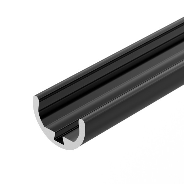 профиль arlight round-d10.5-2000 anod black 033036