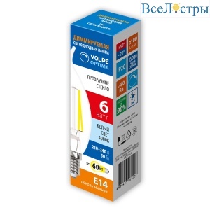 LED-CW35-6W/4000K/E14/CL/DIM/SLF