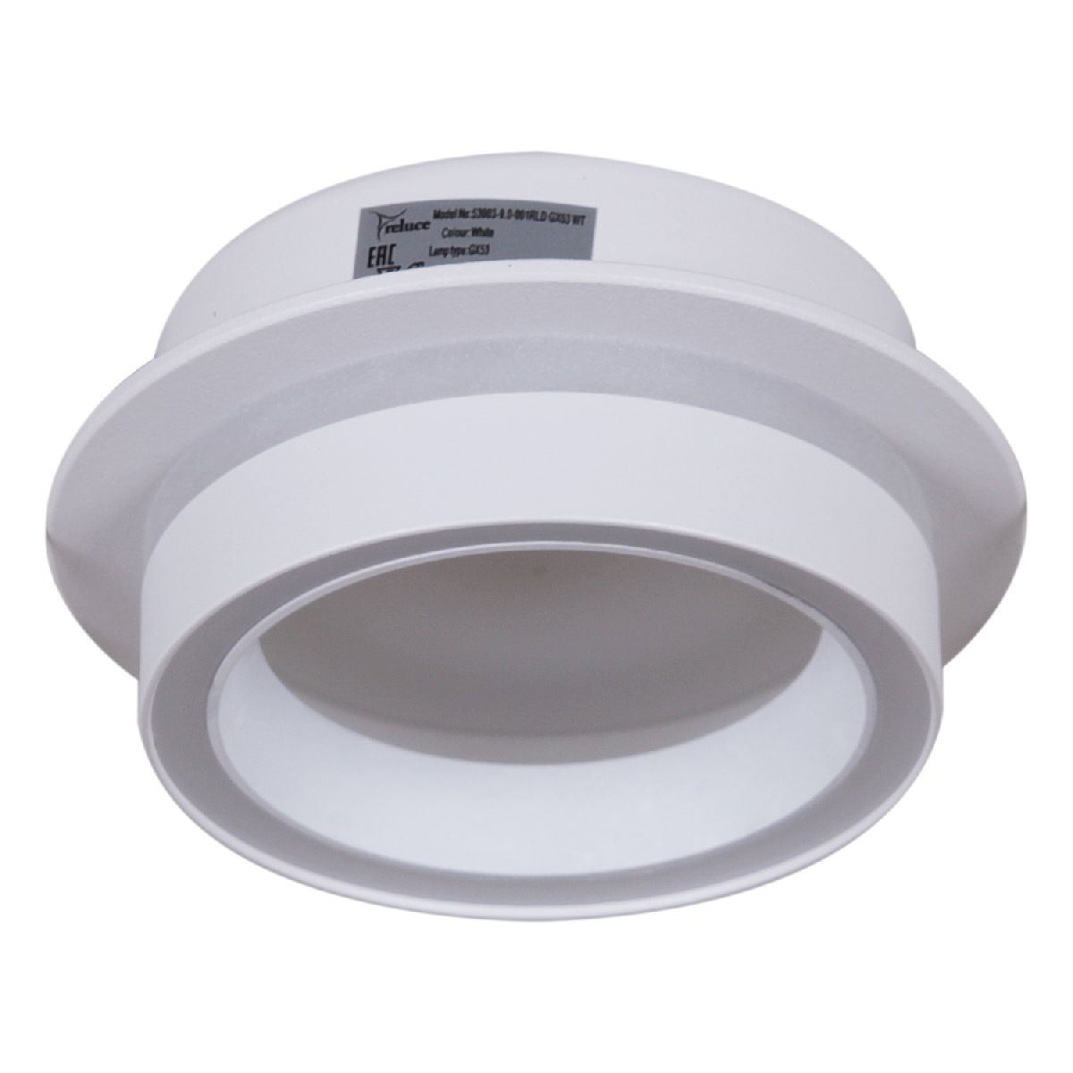 встраиваемый светильник reluce 53003-9.0-001rld gx53 wt