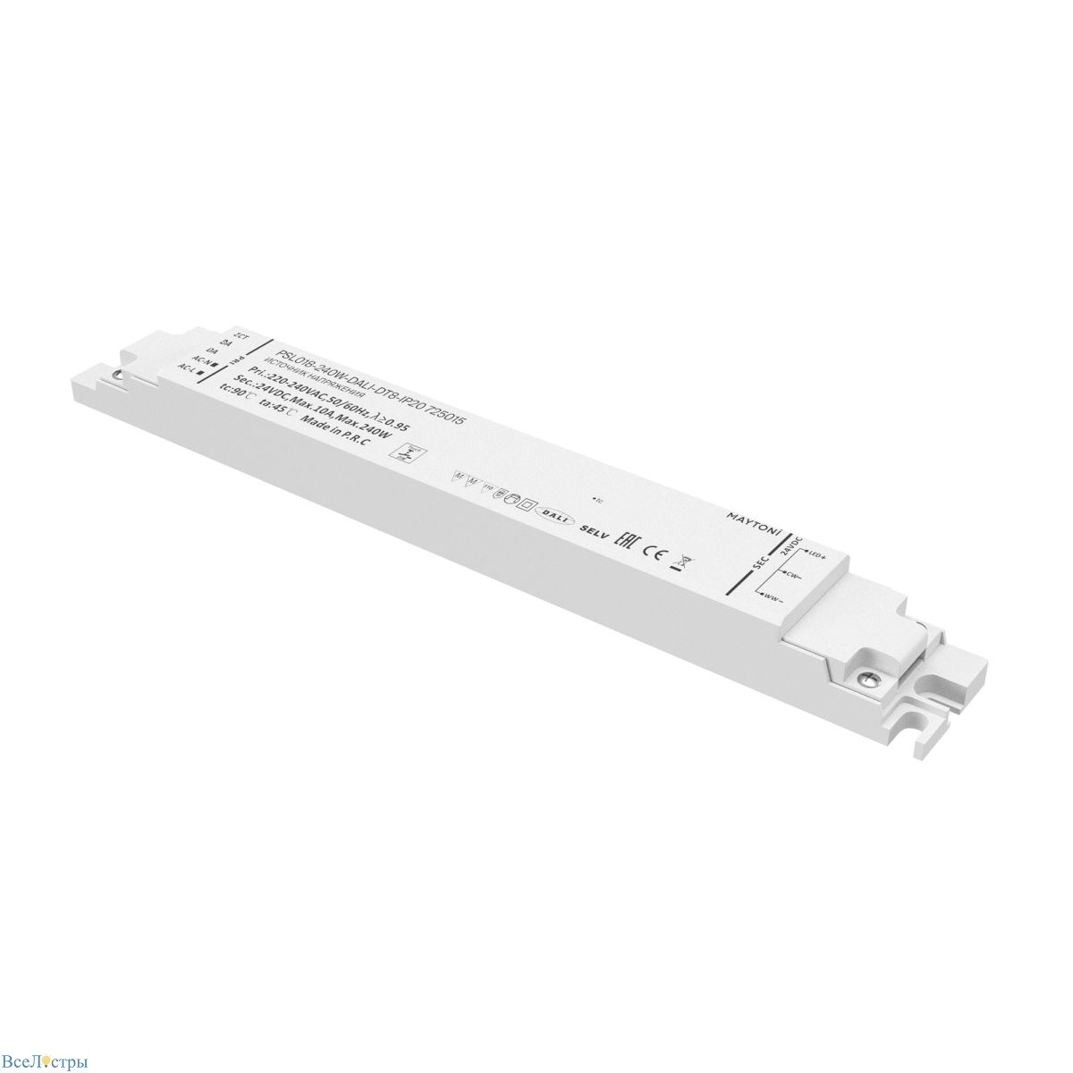 источник напряжения maytoni dali 240вт dc24в ip20 725015
