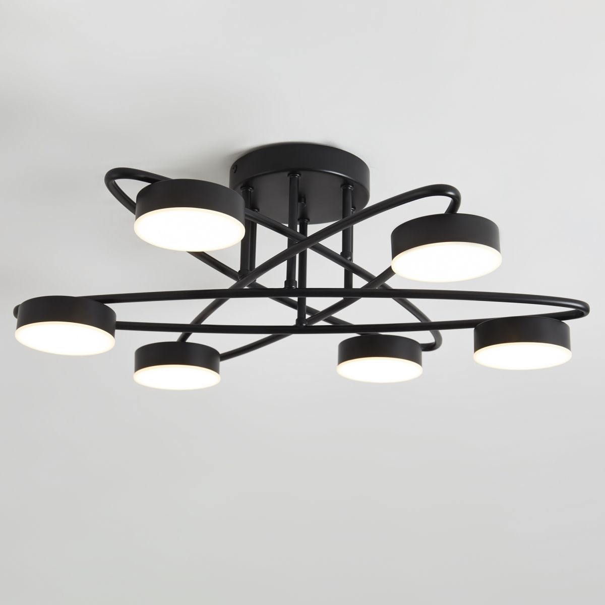 потолочная люстра freya vortex fr6155cl-l36b