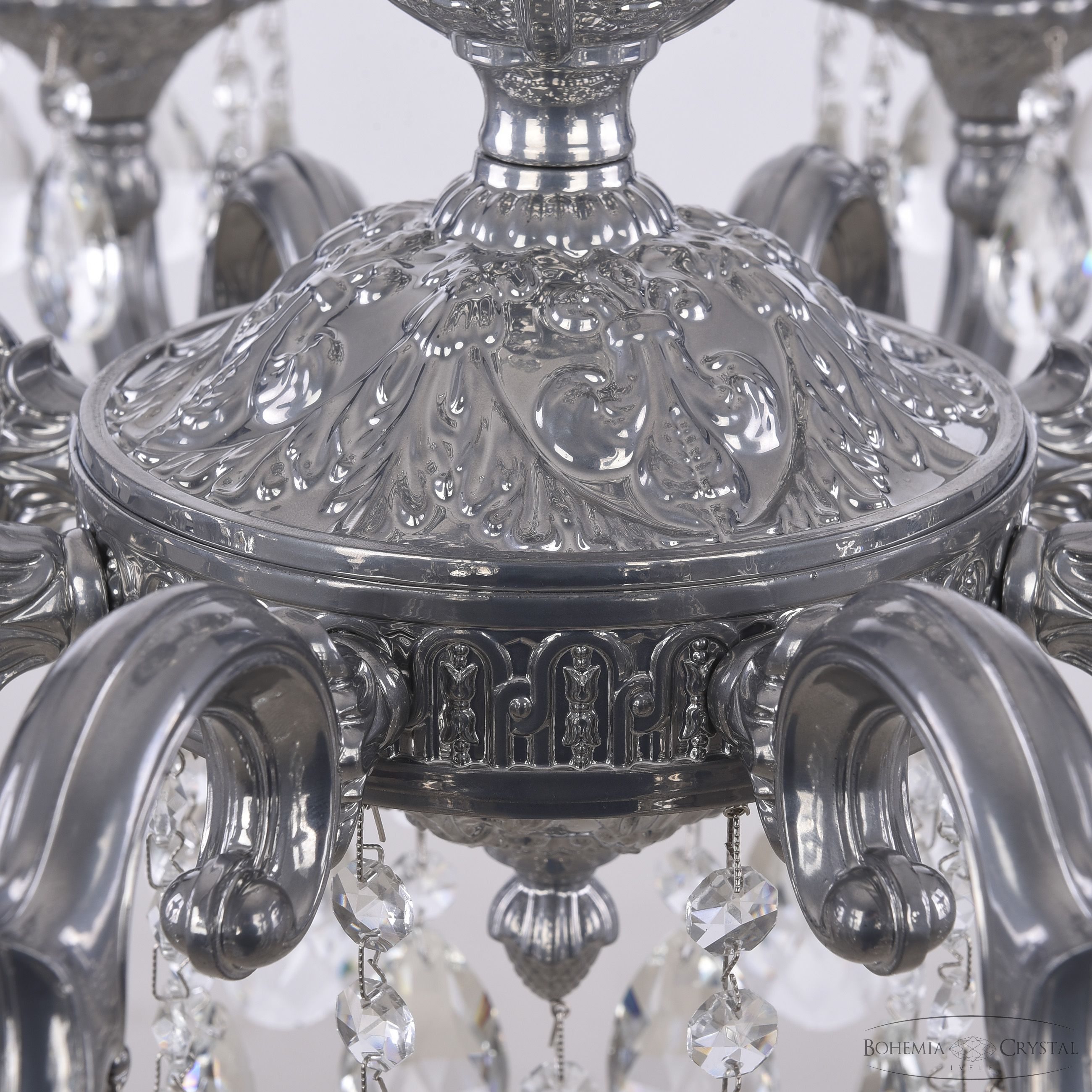 подвесная люстра bohemia ivele crystal al78101/8/210 a cg