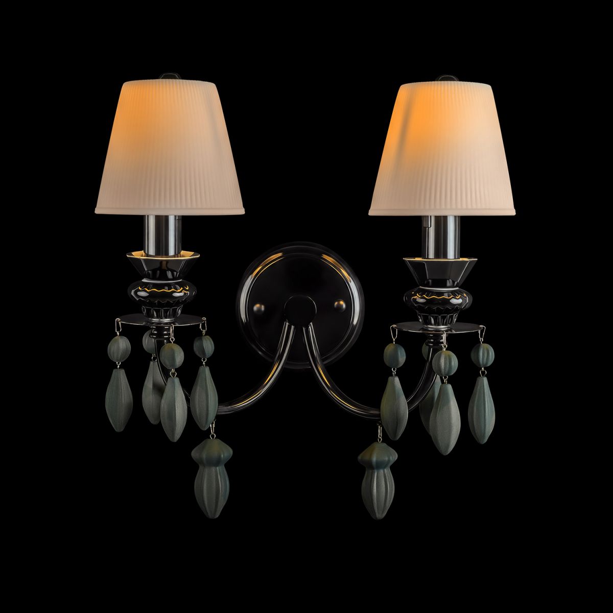 бра loft it grace 10203/2w black