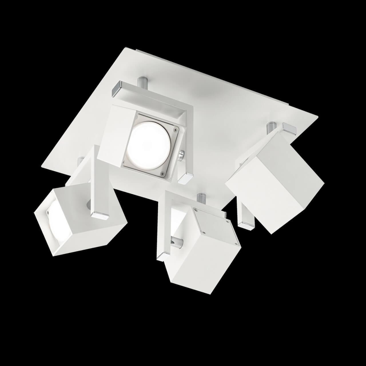 спот ideal lux mouse pl4 bianco 073583