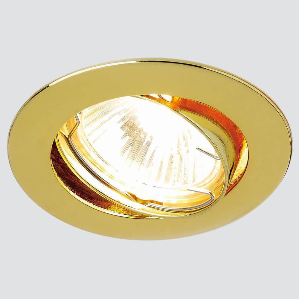 встраиваемый светильник ambrella light classic 104s gd