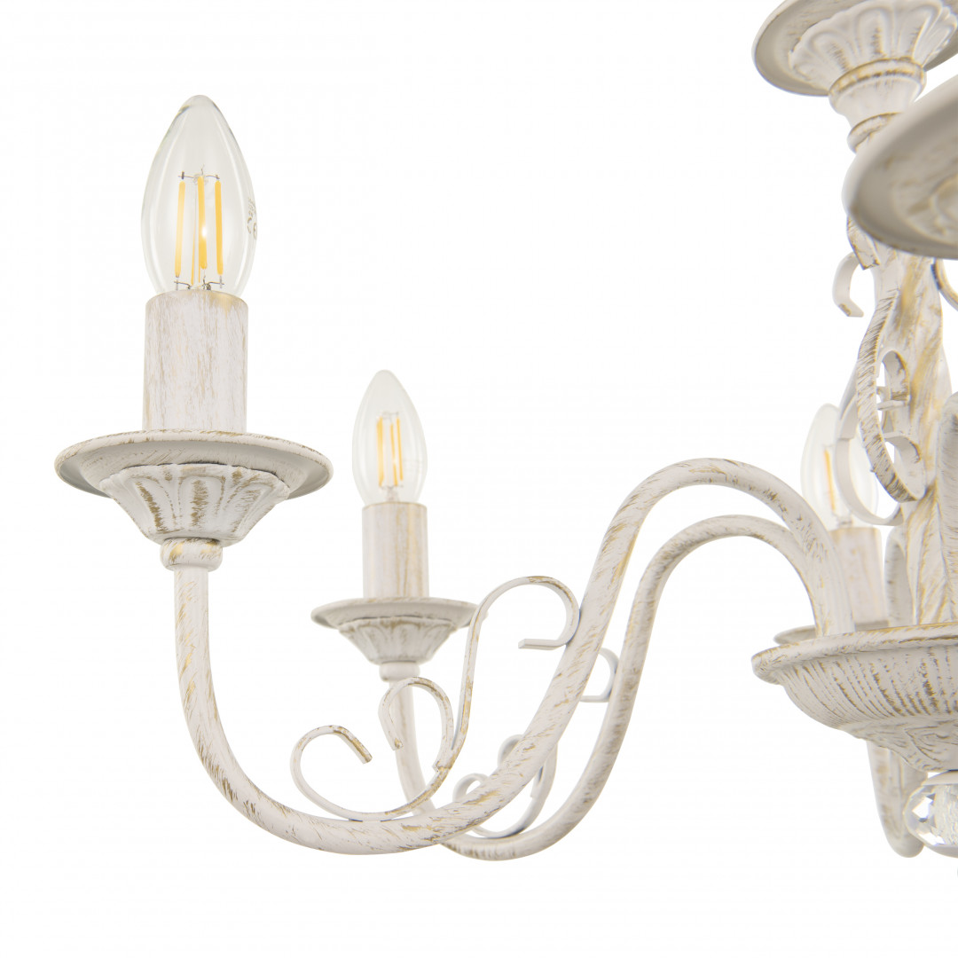 подвесная люстра arte milano 342620/8 wt+g