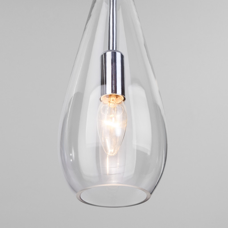 подвесной светильник eurosvet 50202/1 прозрачный