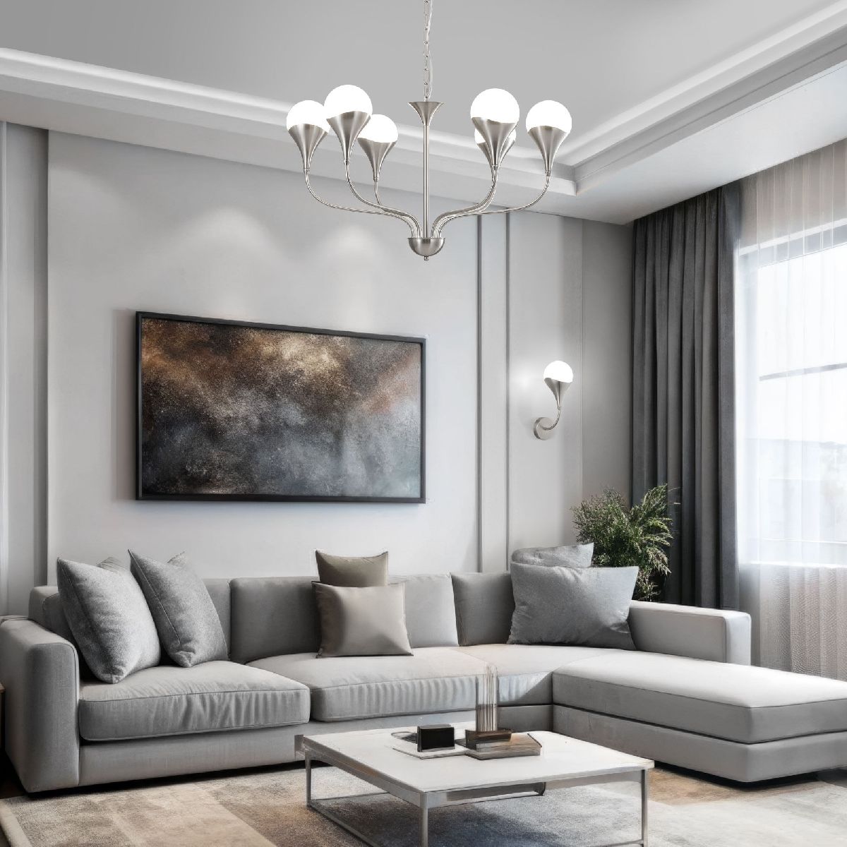 бра eurosvet 60169/1 никель a068275