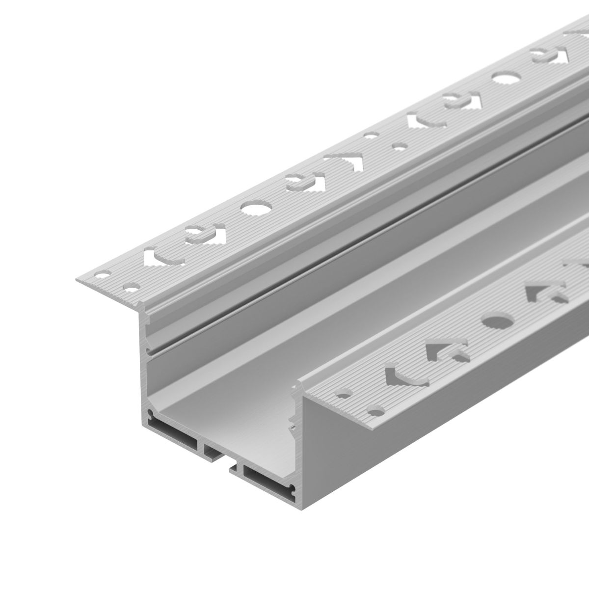 профиль для гкл arlight linia45-fantom-2000 anod (алюминий) 059412