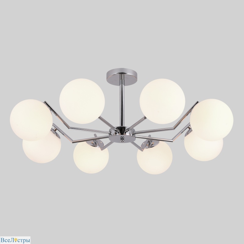 потолочная люстра eurosvet frost 70154/8 хром