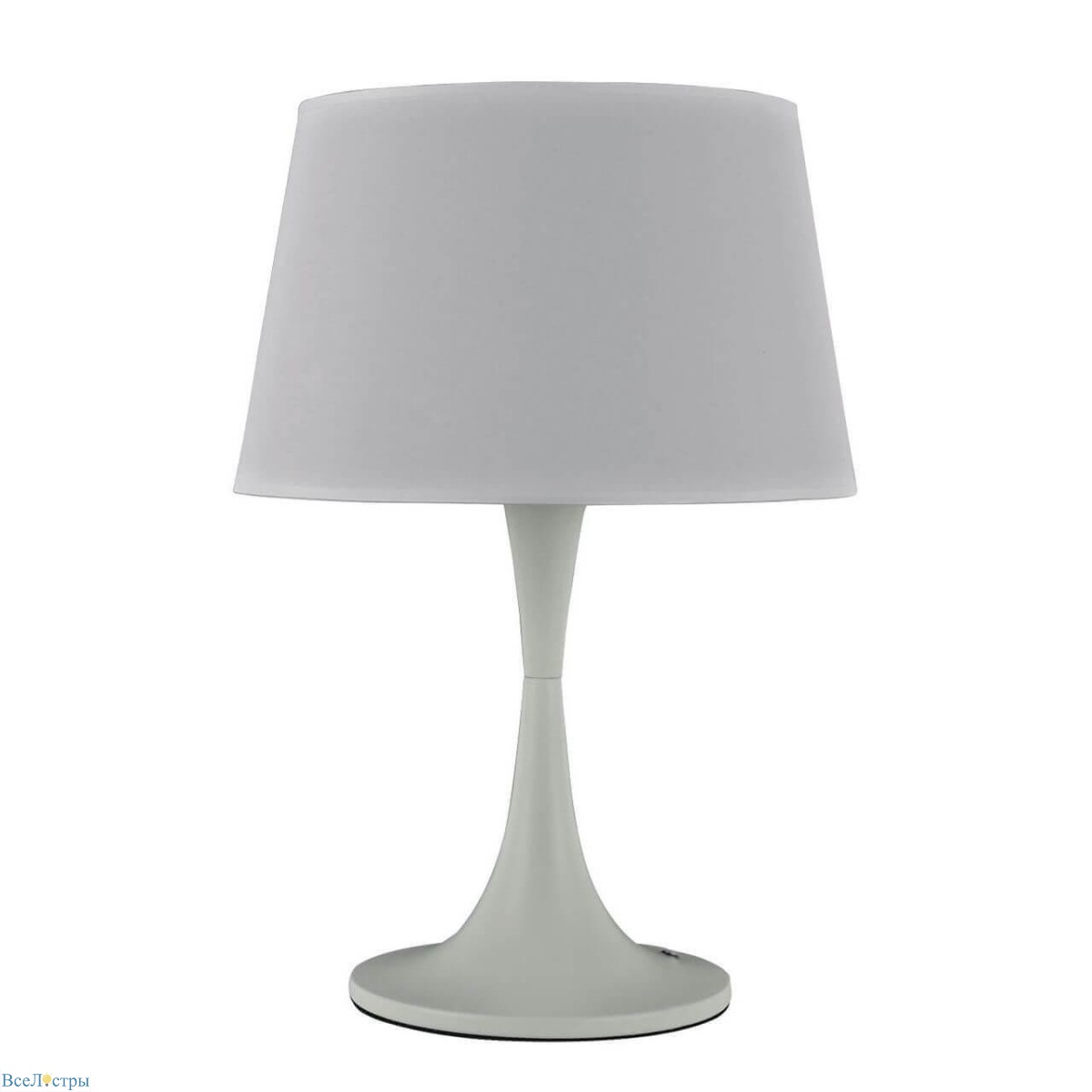 настольная лампа ideal lux london tl1 big bianco 110448