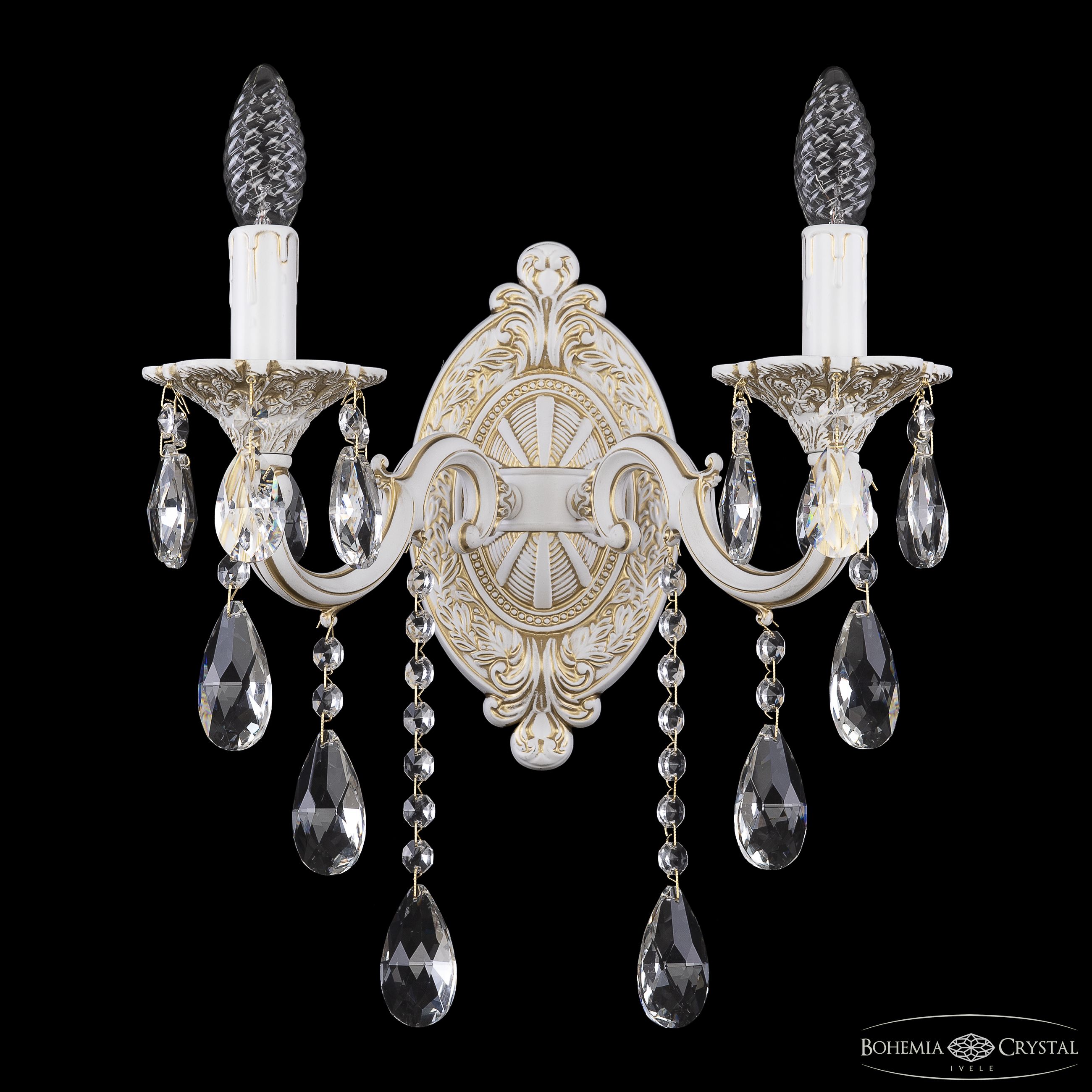 бра bohemia ivele crystal al7801b10/2/175 b wmg