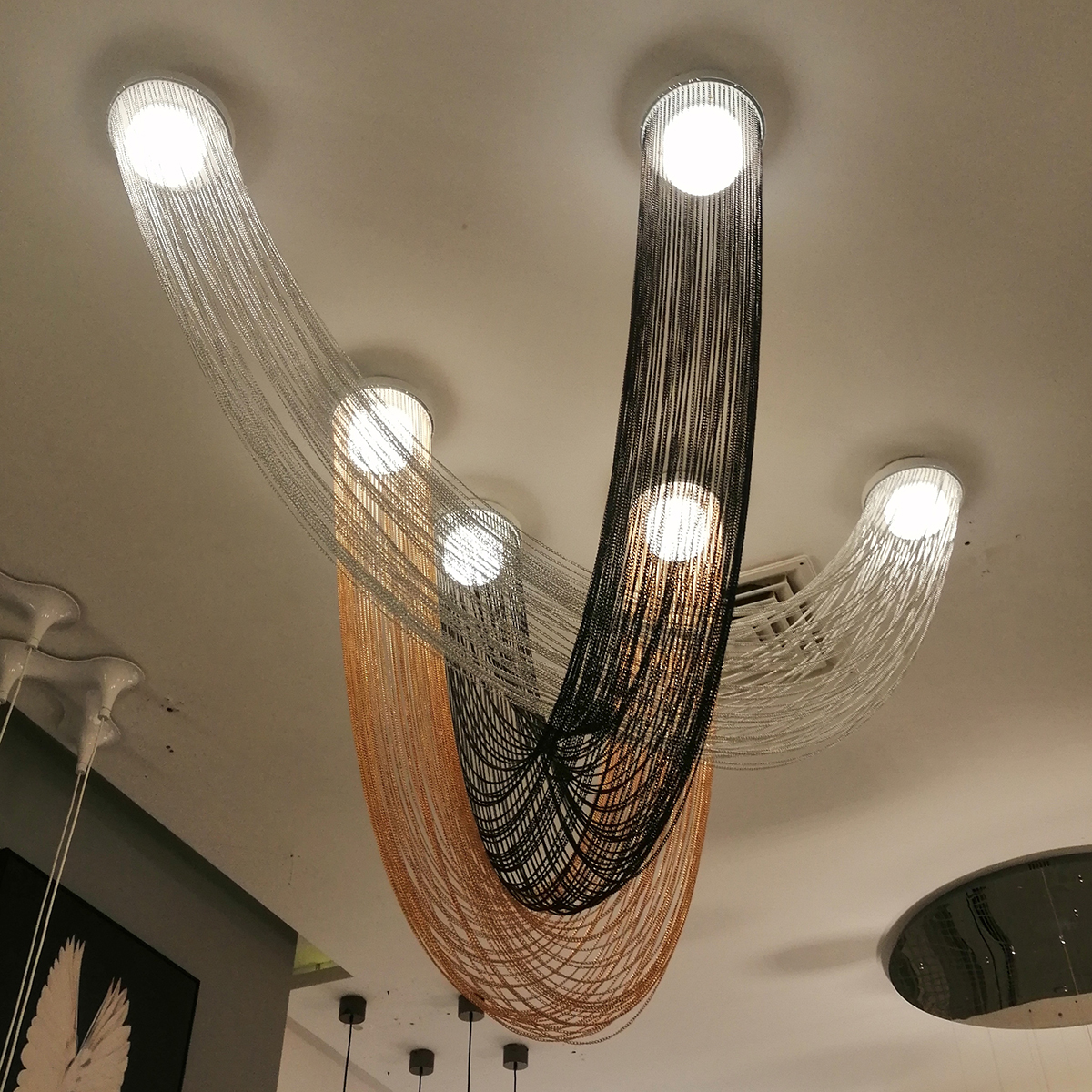 потолочный светильник delight collection aura 10114p copper