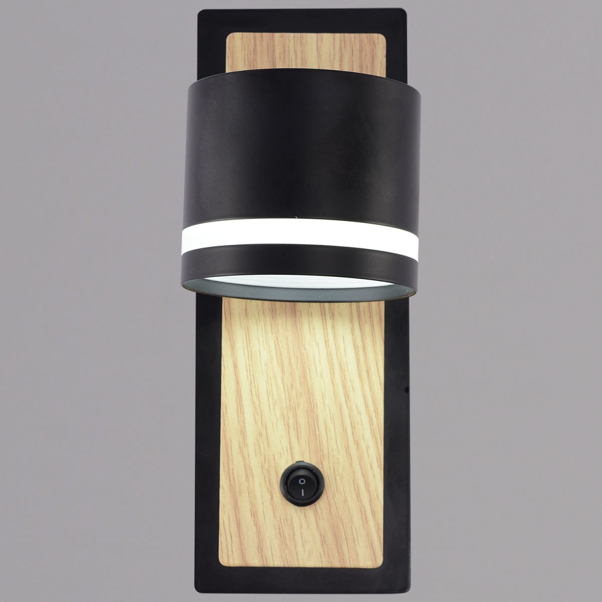 бра reluce 22540-0.2-01 bk+wood